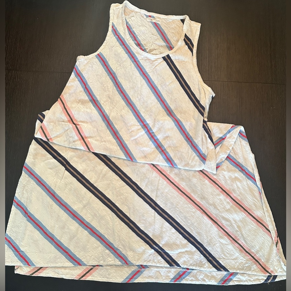 Lou & Grey Striped Maxi Dress - White, Blue, Pink